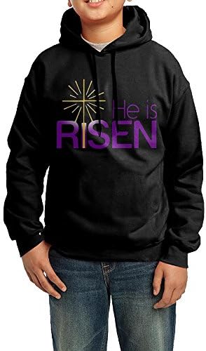 NVVW He Is Risen Boys&amp;girls Pullover Sweatshirts Jacket XL