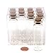 Homeford Mini Glass Tube Corked Jars, 3-Inch, 12-Pack