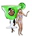 BigMouth Inc Giant Inflatable Margarita Pool Float, Durable Fun Summer Pool Tube with Patch Kit Included