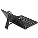 TabSuit 10.1'' Tablet Folio Keyboard with Stand Universal PU Leather Case for Dragon Touch A1X/A1/R10X Tablet and more 10.1'' or 10'' Tablets