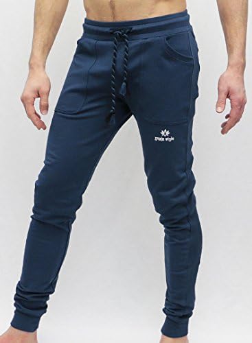 Fullflex Warrior Yoga Pants for Men (Large, Gray)