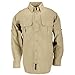 5.11 Tactical Long Sleeve Work Shirt, 100% Cotton Canvas, Coyote, Medium, Style 72157