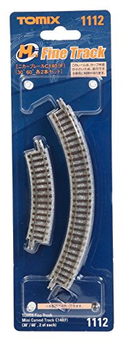 Tomytec 011125Â Accessories 4Â Curved Tracks, RadiusÂ â€“Â 140Â mm