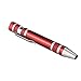 SWATOM 8 in 1 Mini Screwdriver Set Small Screwdrivers Pen Magnetic Repair Tools EDC Compact Precision Gadgets for Computer Eyeglasses Daily Home Improvement Use (Red)