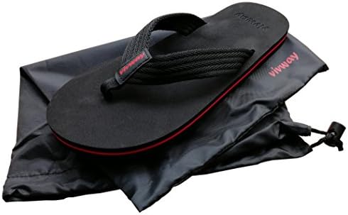 Vivway Men's Light Weight Rubber Flip Flops US7