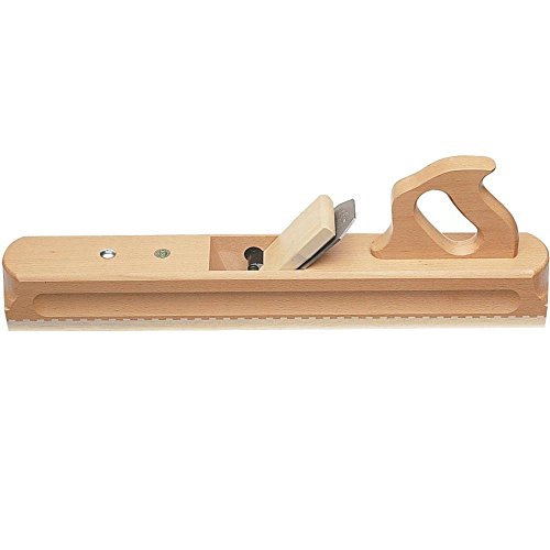 E.C. Emmerich Jointer Plane with 24 Inch Hornbeam Wood Sole, Vanadium-Chromium Steel Blade and Wedge Adjustment for Blade Control, Made in Germany
