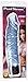 Golden Triangle Pearl Shine 9-inch Waterproof Vibrator, Blue
