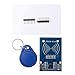 Qunqi MFRC-522 RC522 RFID RF IC Card Inductive Module + S50 White Card + Key Ring for Arduino
