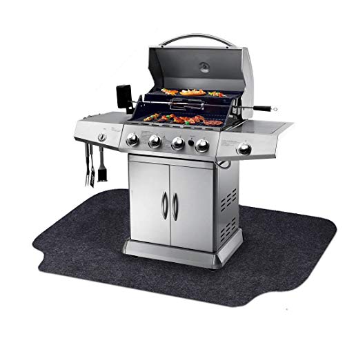Gas Grill Mat,BBQ Grilling Gear for Gas/Absorbent Grill Pad Lightweight