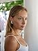 Mariell Rose Gold Clip-On Cubic Zirconia Crystal Bridal Earrings, Marquis Shape CZ Curved Clusters, Non-Pierced Earrings for Wedding, Bridesmaids, Homecoming, Mother of the Bride
