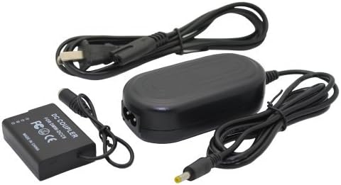 Kapaxen AC Power Adapter Kit (DMW-AC8PP Plus DMW-DCC9) for Panasonic Lumix DMC-GX1 DMC-GF2 DMC-G3 Digital Cameras