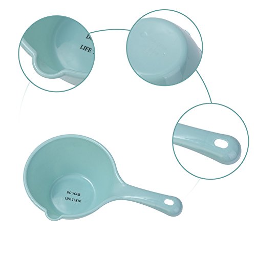 Per Large Water Scoop Baby Shampoo Rinse Cup Hair Washing Dabble For Bathing Watering Wash Fruits & Vegetables-Blue - Thumbnail 5