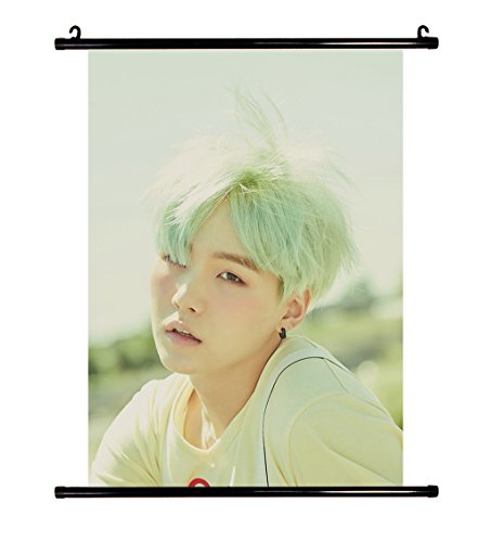 Fanstown BTS kpop In The Love For Mood PT.2 wall scroll cloth poster with lomo cards (003)