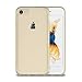 Luvvitt Clear View Case with Hybrid Scratch Resistant Back Cover and Shock Absorbing Bumper for Apple iPhone 7 (2016) iPhone 8 (2017) and iPhone SE (2020) - Gold