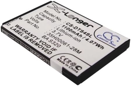 VINTRONS Battery for T-Mobile MDA Basic 35H00061-26M BA S320 3.7V 1100mAh