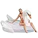 Franklin Sports Pool Float - Pool Float – Giant Inflated Swan Float – Adult Pool Tube – 71 Inch Pool Float – Super Size Fits Two!