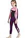 DIVE & SAIL Boys Girls Long Sleeve Wetsuit Thermal Long Sleeve Swimsuit UPF 50+ Sun Protection Sun Suit Pink M