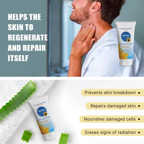 Jeans Maximum Skin Therapy Cream with Aloe & Vitamin E. Moisturizing Cream for Dry & Sensitive