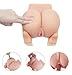 Pussy Ass Doll - 3D Realistic Silicone Vagina Anal Pussy Male Masturbator - LONOVE Lifelike Sex Doll for Men Masturbation Adult Toy (8.3 x 7.9 x 3.9 Inches)