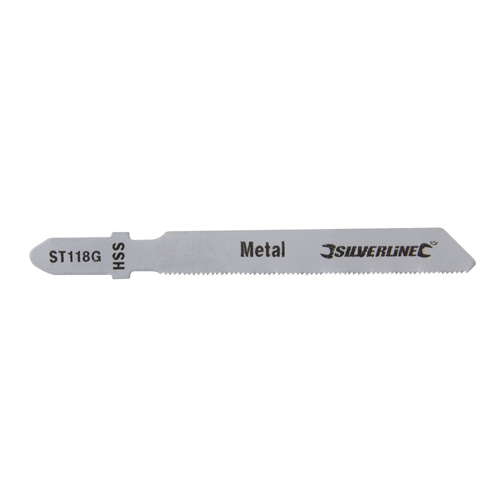 Silverline 234320 Jigsaw Blades for Metal 5pk ST118G