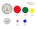 Royal Green Round Stickers 3/4 inch in 13 Assorted Colored Sticker dots 19mm - 520 Pack