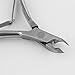 ACELIST® Professional Stainless Steel Cuticle Cutter, Cuticle Nipper- Beauty Tool Perfect for Fingernails and Toenails1/2 Jaw (d-501)