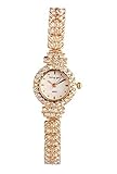 ShoppeWatch Ladies Watch Rose Gold Tone Petite Small Face Crystal Bing Bracelet Reloj Dama SW9503RSWH