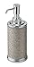 mDesign Soap & Lotion Dispenser Pump, for Kitchen or Bathroom Countertops - Metallic