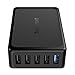 Tronsmart 54W 5-Port USB Charger with Quick Charge 2.0 Technology - Black