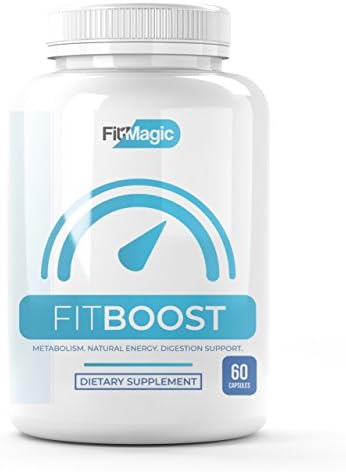 FITBOOST by FitMagic™: Metabolism Booster, Natural Energy, & Digestion Support Formula - Vegetarian, Dairy & Gluten Free - Made in USA (30-Day Supply)