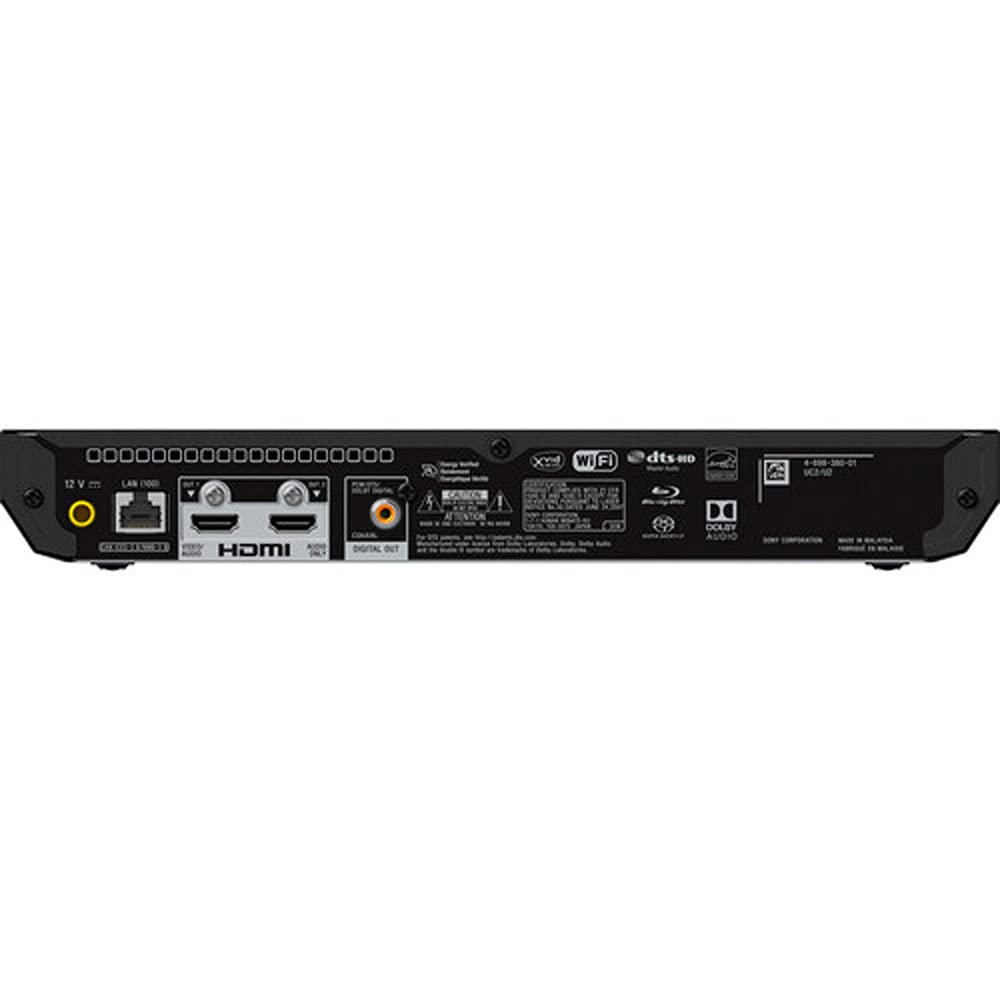 Sony UBP-X700/M HDR 4K UHD Network Blu-ray Disc Player with Hi-Res Audio Bundle Includes 1 YR CPS Enhanced Protection Pack