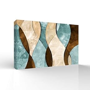 Abstract Colorful Lines Painting for Bedroom Living Room