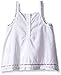 Calvin Klein Little Girls' Dotted Swiss Tunic with Printed Novelty Knit Pants, Black/White, 5