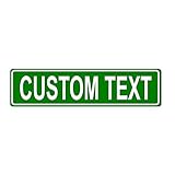 Custom Green 6x24 Aluminum Sign