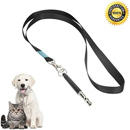 Yizepet Dog Whistle to Stop Barking，Ultrasonic Patrol Sound Repellent Repeller and Silent Bark Control for Dogs, Adjustable Pitch with Lanyard Strap