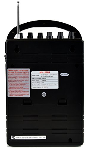 4 HS122BT+HH+Microphones+Rechargeable+Bluetooth+Streaming