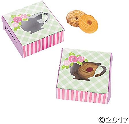 Fun Express 12 Tea Party Cookie Boxes