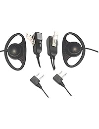Auriculares inalámbricos bidireccionales Auriculares en forma de D walkie Talkie con PTT / VOX