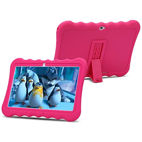 10 inch Kids Tablet PC Android 6.0 OS Full HD Display Tablets for Kids 1GB RAM 16 GB Storage Quad-Core 1.3Hz WiFi Tablet Soft Shock&Kid-Proof Case …
