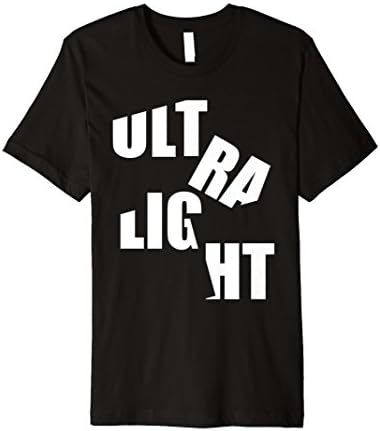 Ultralite broken text typography t-shirt