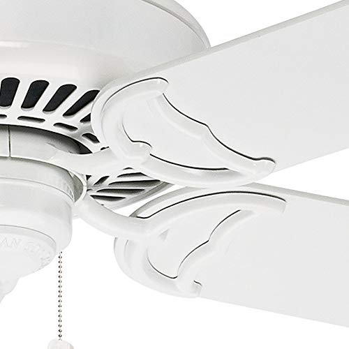 Casablanca Fan 52 inch Contemporary Snow White Outdoor Ceiling Fan - Pull Chain Included (Certified Refurbished) - Thumbnail 3