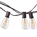 ZHONGXIN 20ft Outdoor Patio String Lights with 21 ST35 Edison Bulbs(1 Extra), UL Listed for Indoor/Outdoor Decor, Perfect for Garden, Backyard, Pergola, Patio, Party, Cafe, Bistro, Wedding …