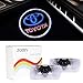 Toyota Compatible Logo Lights Ghost Lamp Accessories Door Lights Projector Easy Installation Welcome Emblem for Camry/Prius/Sequoia/Sienna/Tundra/Venza