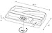 Swivel Pencil Tray - Under Desk Organizer