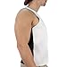 EDMPlug Men's Holy Threads, White Fiber Optic Tank Top, Lights Up, Medium