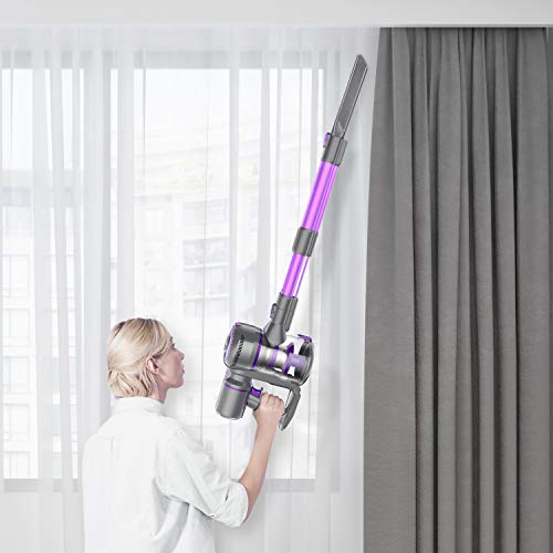 GeeMo E4 Cordless Vacuum Cleaner, 20 Kpa Powerful Suction 4 in 1 Stick