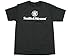 Smith Men's And Wesson Stacked Logo T-Shirt Black Large