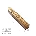 Aokbean 10pcs Colors Antique Carved Wax Sealing Sticks for Retro Vintage Wax Seal Stamp SEW01