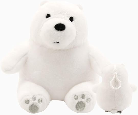 We Bare Bears Sitting Keychain Plush 