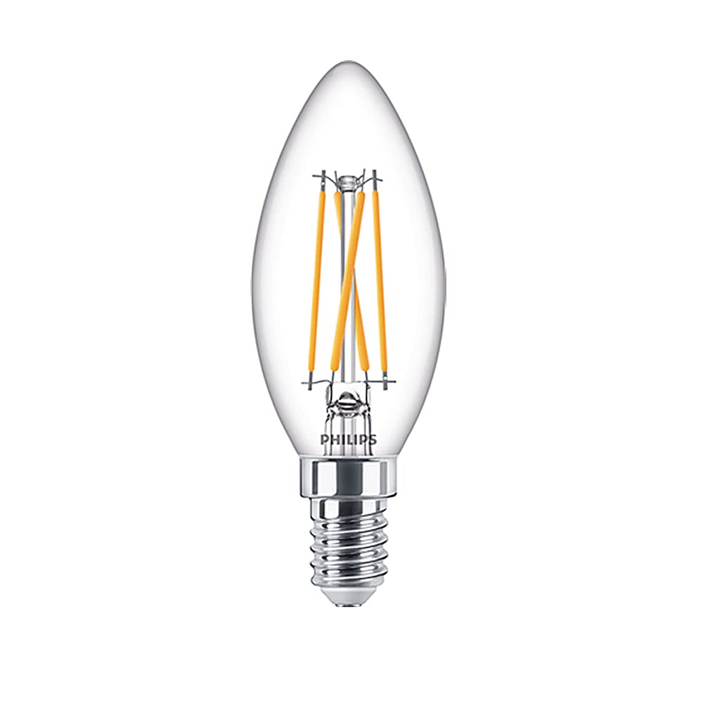 Philips LED Candle 3.2W (25W) SES Clear CRi90 2700K-2200K DimTone